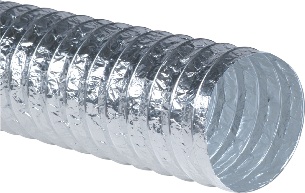 Calore in alluminio tubo di protezione 0,5m X ID 10mm *** Alurohr flessibile alluminio aluschlauch 
