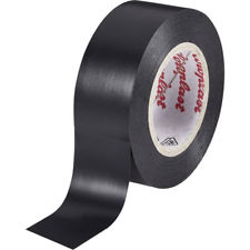 Rotolo di nastro adesivo in pvc nero telato larghezza 50 mm lunghezza 50 metri lineari